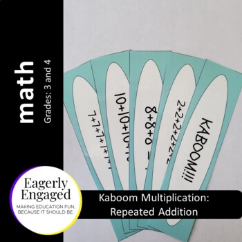 Preview of Kaboom Multiplication: Repeated Addition