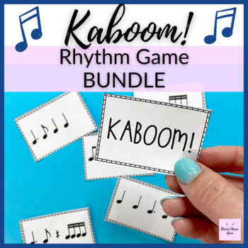 Preview of Kaboom! Rhythm Game for Elementary Music Centers BUNDLE
