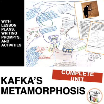 Preview of Kafka's Metamorphosis COMPLETE unit!  45 pages w/plans!