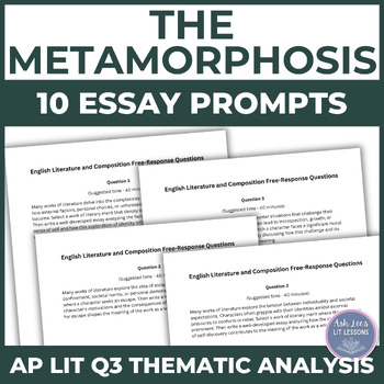 ap lit question 3 essay prompts