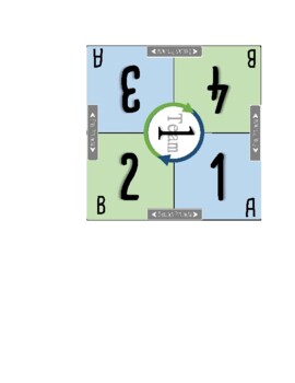 Preview of Kagan Table Numbers (mats)