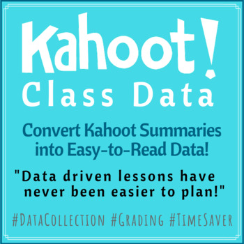 Preview of Kahoot Class Data