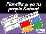 Kahoot Templates and answer sheet in Spanish!