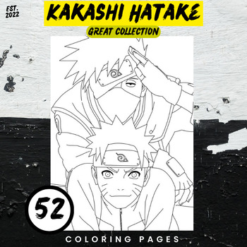 Coloring page - Kakashi Hatake