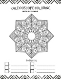 Kaleidosope Coloring Pages with Feelings Check In