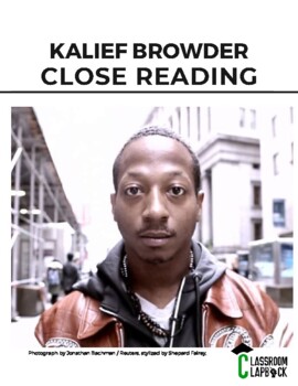 Preview of Kalief Browder, Solitary Confinement Close Reading
