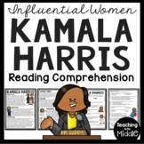 Kamala Harris Biography Reading Comprehension Worksheet Vi