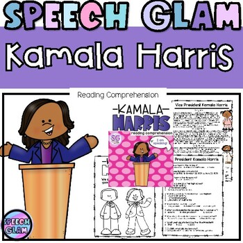 Preview of Kamala Harris Biography and Reading Comprehension