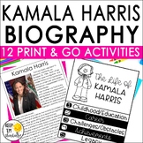 Kamala Harris Biography Informational Text Black History -
