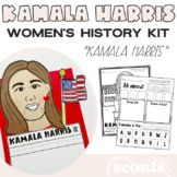 Kamala Harris Craft & Activities | Presidents Day | Womens