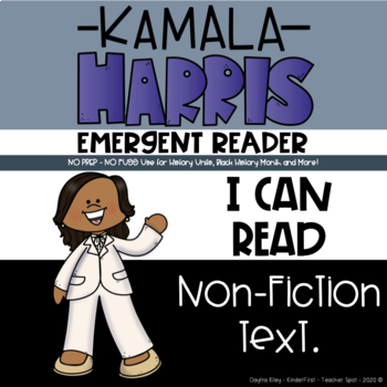 Preview of Kamala Harris - Emergent Reader - NO PREP BOOK