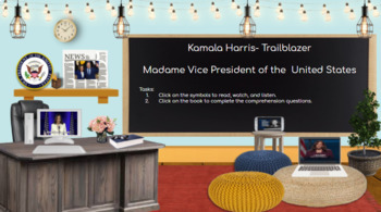 Preview of Kamala Harris- Trailblazer,  Madame Vice President of the  United States