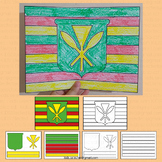 Kanaka Maoli Flag Hawaii Week Craft Original Bulletin Boar
