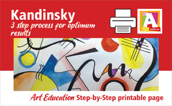 Preview of Kandinsky Abstract  - PRINTABLE