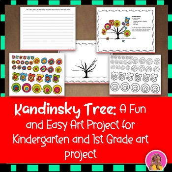 Preview of Kandinsky tree: a fun and easy art project for kindergarten and 1st grade art