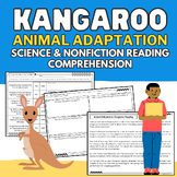 Kangaroo  Animal Adaptation Science & Nonfiction Reading P