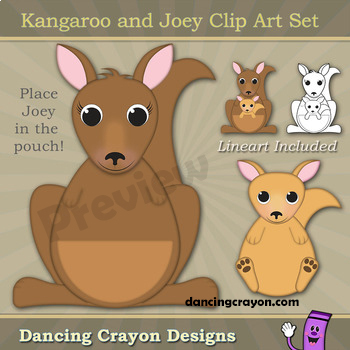 Kangaroo Clip Art Worksheets Teachers Pay Teachers