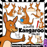 Kangaroo Clip Art with Signs