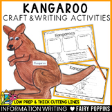 Kangaroo Craft & Writing | Australian Animals, Aussie Animals
