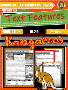 Preview of Kangaroo Nonfiction Text Features Passages With Questions