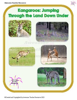 Preview of Kangaroos Reading Comprehension Worksheet: GR5