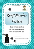Japanese: Kanji Number Posters