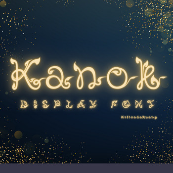Preview of Kanok (Kranok ) Display Font-File Downloads for OTF, TTF and WOFF