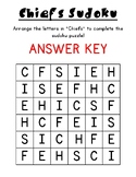Kansas City Chiefs Sudoku Puzzle