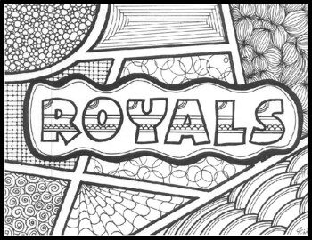free kansas city royals coloring pages