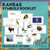 Kansas State Symbols Booklet - Traceable Words