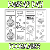 Kansas Day Bookmarks to Color | Kansas Day Coloring Bookmarks