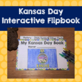 Kansas Day No Prep State Symbol Flipbook Activity
