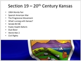 Kansas History UNIT 19 - Kansas in the 20th Century - PowerPoint