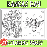 Kansas State Symbols | Coloring Pages