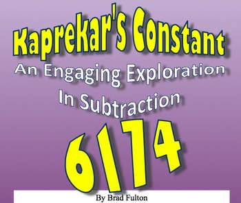 Preview of Kaprekar's Constant: An Engaging Exploration in Subtraction