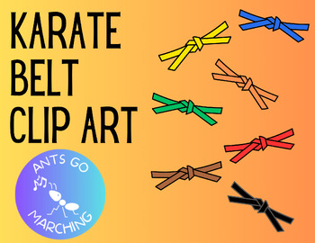 Preview of Karate Belt Clip Art