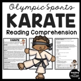 Karate Reading Comprehension Informational Worksheet Olymp