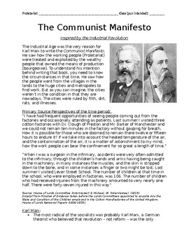 Preview of Karl Marx and The Communist Manifesto Practice