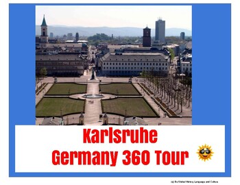 Preview of Karlsruhe Germany Tour Project - Digital or Printable - distance learning