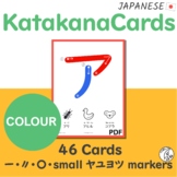 Katakana Cards - Colour - Japanese Alphabet Flashcards for