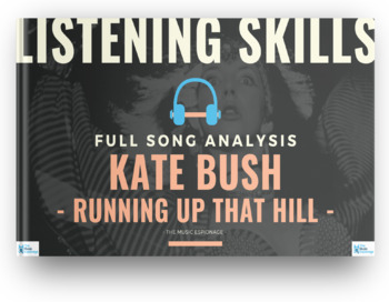 Preview of Kate Bush - Running Up That Hill - LISTENING SKILLS: No prep