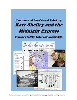 Preview of Kate Shelley and the Midnight Express READING + STEM Elementary GATE