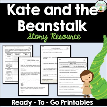 Preview of Kate and the Beanstalk - Story Resource - Printable PDF