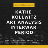 Kathe Kollwitz Art Analysis & Quick Read - WWI and the Int