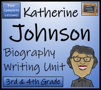 Preview of Katherine Johnson Biography Writing Activity 3rd Grade & 4th Grade