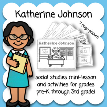 Preview of Katherine Johnson Mini-Lesson and Activities Packet