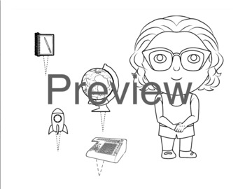 Preview of Katherine Johnson Paper Doll