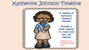 Preview of Katherine Johnson Timeline