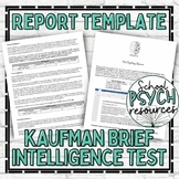 Kaufman Brief Intelligence Test, Second Edition KBIT-2 Rep