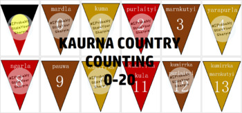 Preview of Kaurna Counting 0-20 NO WATERMARKS